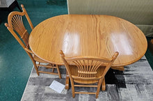 Load image into Gallery viewer, Seven Piece Amish Dining Table Set...table, (6) chairs