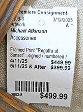 Load image into Gallery viewer, Framed Print "Regatta at Sunset"...signed / numbered / COA...by Michael Atkinson