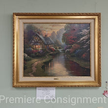 Load image into Gallery viewer, Framed Canvas G/P Print "A Quiet Evening"...by Thomas Kincade