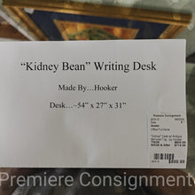 Load image into Gallery viewer, "Kidney" Writing Desk w/ Antique Mirrored Top...by Hooker
