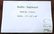 Load image into Gallery viewer, Buffet / Sideboard...by Century