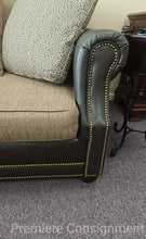 Load image into Gallery viewer, Sectional Sofa w/ Leather Trim...by King Hickory