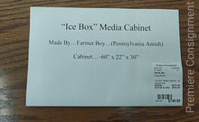 Load image into Gallery viewer, "Ice Box" Media Cabinet...by Farmer Boy