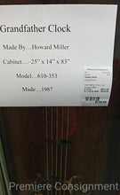 Load image into Gallery viewer, Grandfather Clock...by Howard Miller