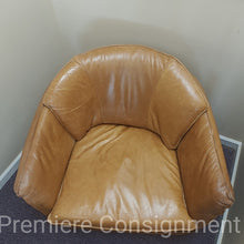 Load image into Gallery viewer, Leather Swivel Club Chair...by Premium Leather