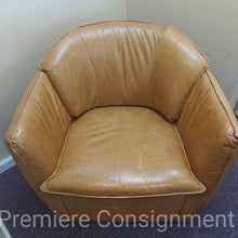 Load image into Gallery viewer, Leather Swivel Club Chiar...by Premium Leather