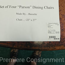 Load image into Gallery viewer, Set of Four Dining Chairs...by Bassett