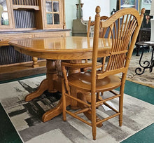 Load image into Gallery viewer, Seven Piece Amish Dining Table Set...table, (6) chairs