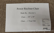Load image into Gallery viewer, Power Recliner Chair...by Haverty's