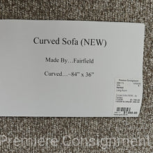 Load image into Gallery viewer, Curved Sofa (NEW)...by Fairfield