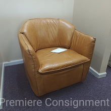 Load image into Gallery viewer, Leather Swivel Club Chiar...by Premium Leather