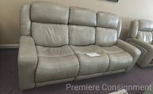 Load image into Gallery viewer, Leather Power Recliner Sofa...by Haverty's