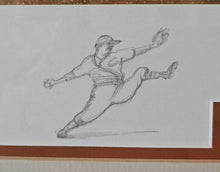 Load image into Gallery viewer, Framed Baseball Print "Play at the Plate"...by Richbourg