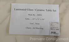 Load image into Gallery viewer, Seven Piece Dining Table Set...by JMSN