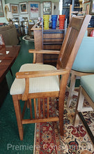 Load image into Gallery viewer, Pair of Mission Stationary Style Barstools
