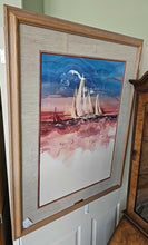 Load image into Gallery viewer, Framed Print "Regatta at Sunset"...signed / numbered / COA...by Michael Atkinson