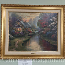 Load image into Gallery viewer, Framed Canvas G/P Print "A Quiet Evening"...by Thomas Kincade