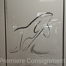Load image into Gallery viewer, Large Sketch "Breaching Orca Killer Whale"...by Wyland