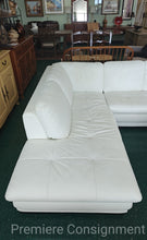 Load image into Gallery viewer, White Leather Sectional Sofa...by Menoir Casa