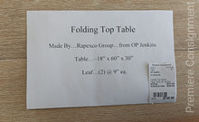 Load image into Gallery viewer, Folding Top Library Table...from OP Jenkins
