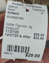 Load image into Gallery viewer, Golfer Figurine...by Kirkland's