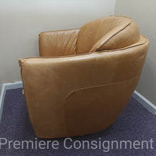 Load image into Gallery viewer, Leather Swivel Club Chiar...by Premium Leather