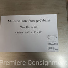 Load image into Gallery viewer, Mirrored Front Storage Cabinet...by Jofran