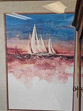 Load image into Gallery viewer, Framed Print "Regatta at Sunset"...signed / numbered / COA...by Michael Atkinson
