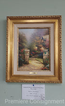 Load image into Gallery viewer, Framed Canvas G/P Print "Rose Gate"...by Thomas Kincade