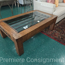 Load image into Gallery viewer, Glass Top Coffee Table...by Raloh Lauren