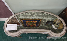 Load image into Gallery viewer, "Kidney" Writing Desk w/ Antique Mirrored Top...by Hooker