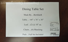 Load image into Gallery viewer, Seven Piece Dining Table Set...by Bernhardt