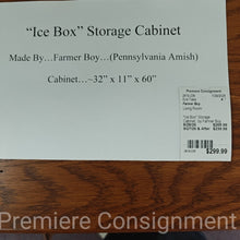 Load image into Gallery viewer, "Ice Box" Storage Cabinet...by Farmer Boy