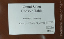 Load image into Gallery viewer, Hammary Grand Salon Sofa/Foyer/Console Table
