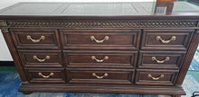 Load image into Gallery viewer, Nine Drawer Marble Top Dresser... By American Signature
