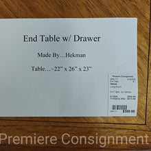 Load image into Gallery viewer, End Table...by Hekman
