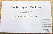 Load image into Gallery viewer, Double / Lighted Bookcase
