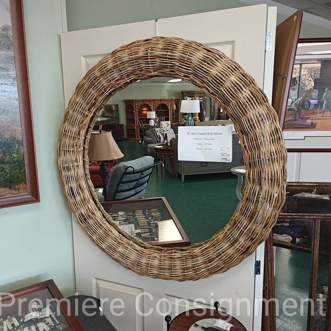 Wicker Framed Wall Mirror...by Pottery Barn