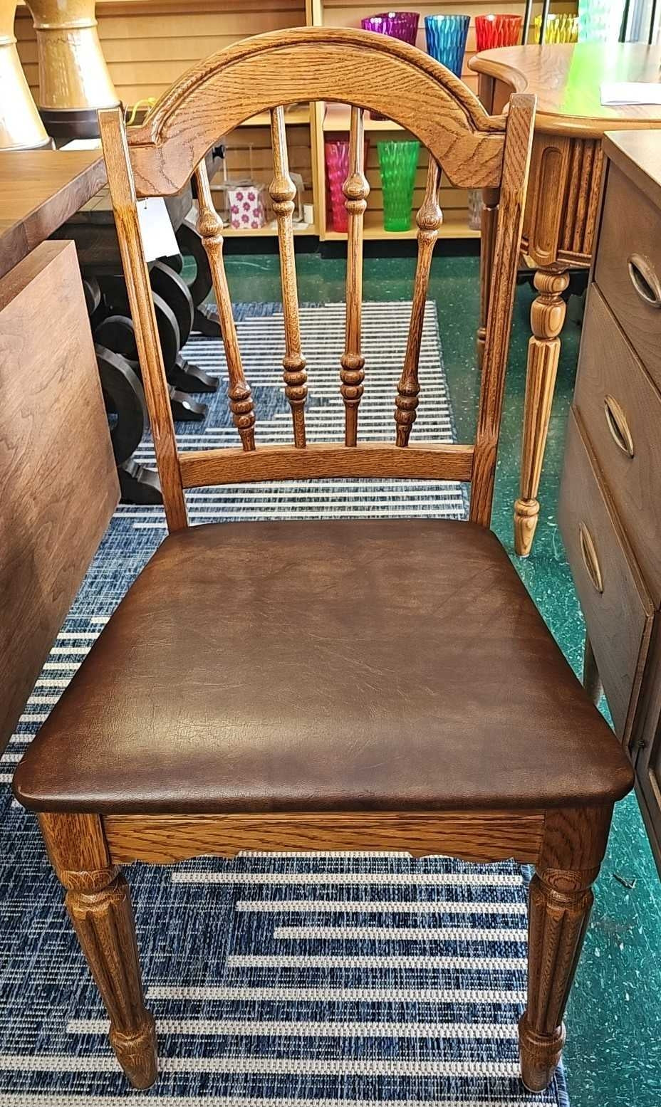 Oak Desk Chair...by Young Hinkle