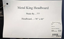 Load image into Gallery viewer, Metal King Headboard
