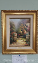 Load image into Gallery viewer, Framed Canvas G/P Print "Rose Gate"...by Thomas Kincade
