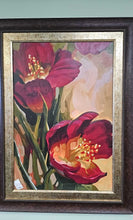 Load image into Gallery viewer, Large Framed Canvas &quot;Red Flowers&quot;
