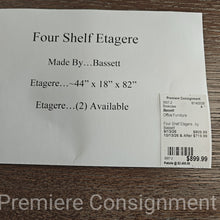 Load image into Gallery viewer, Four Shelf Etagere...by Bassett
