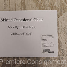 Load image into Gallery viewer, Occasional Chair...by Ethan Allen

