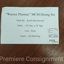 Load image into Gallery viewer, Original 1970's Warren Platner 5 pc Dining Set
