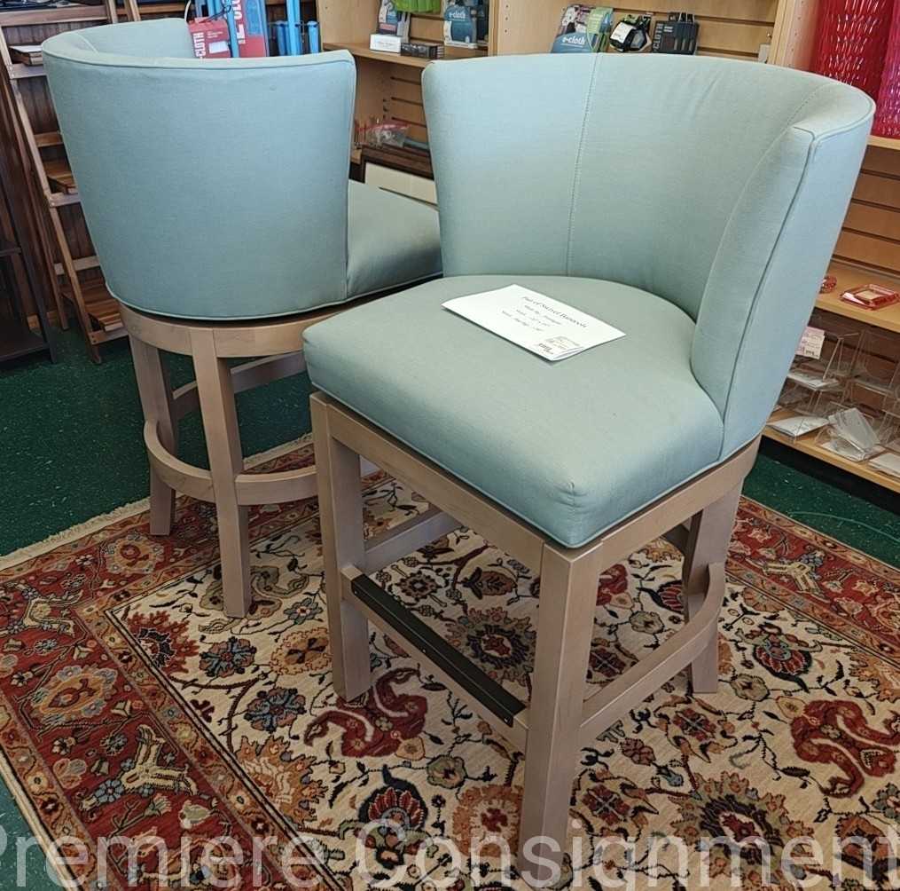 Pair of Swivel Barstools...by Frontgate