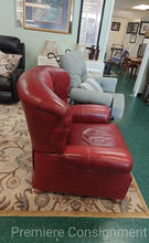 Load image into Gallery viewer, Tufted Leather Recliner Chair...by Ethan Allen
