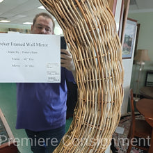 Load image into Gallery viewer, Wicker Framed Wall Mirror...by Pottery Barn
