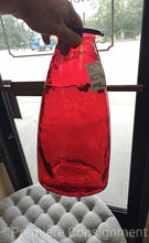 Load image into Gallery viewer, Large Oval Red Glass Vase...by San Miguel
