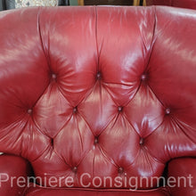Load image into Gallery viewer, Tufted Leather  Recliner Chair...by Ethan Allen
